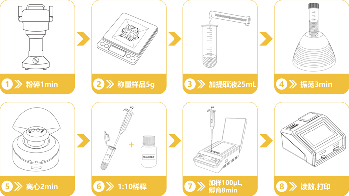 T-2毒素快速檢測(cè)卡操作流程 T-2毒素快速檢測(cè)卡操作流程