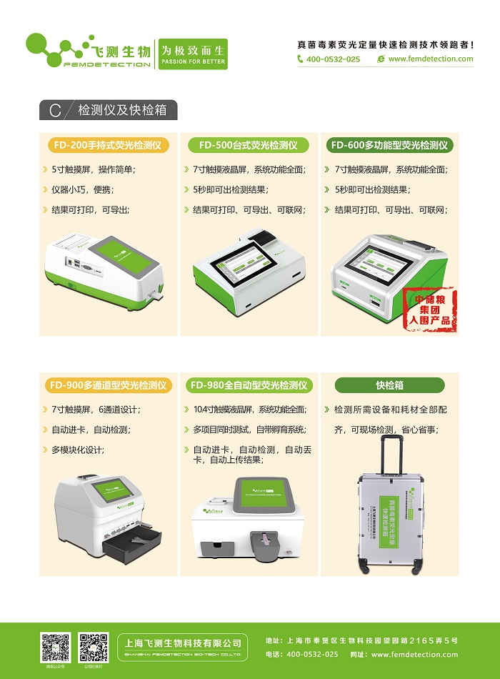 真菌毒素多合一檢測卡 真菌毒素多合一檢測卡