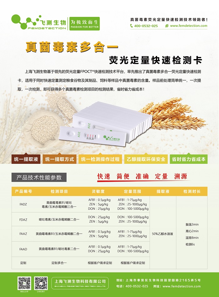 真菌毒素多合一檢測卡 真菌毒素多合一檢測卡
